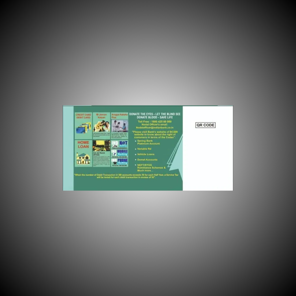 Indian Bank Passbook Wholesale Price | Bulk Indian Bank Passbook - Image 2