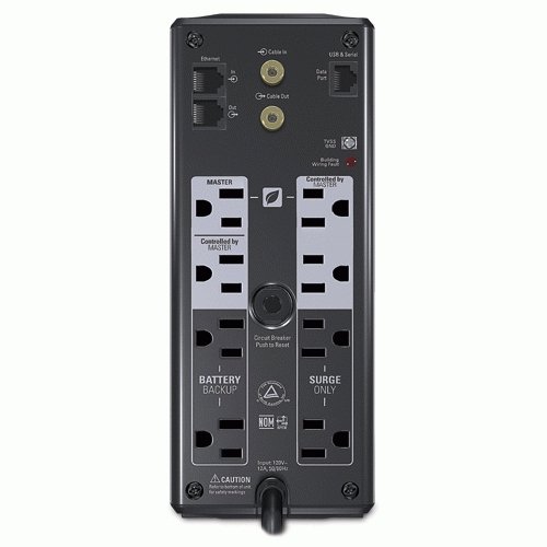 APC BR1000G uninterruptible power supply (UPS) Line-Interactive 1 kVA 600 W 8 AC outlet(s)