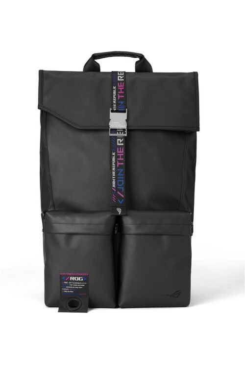 ASUS ROG SLASH backpack Casual backpack Black Polyester, Thermoplastic polyurethane (TPU)