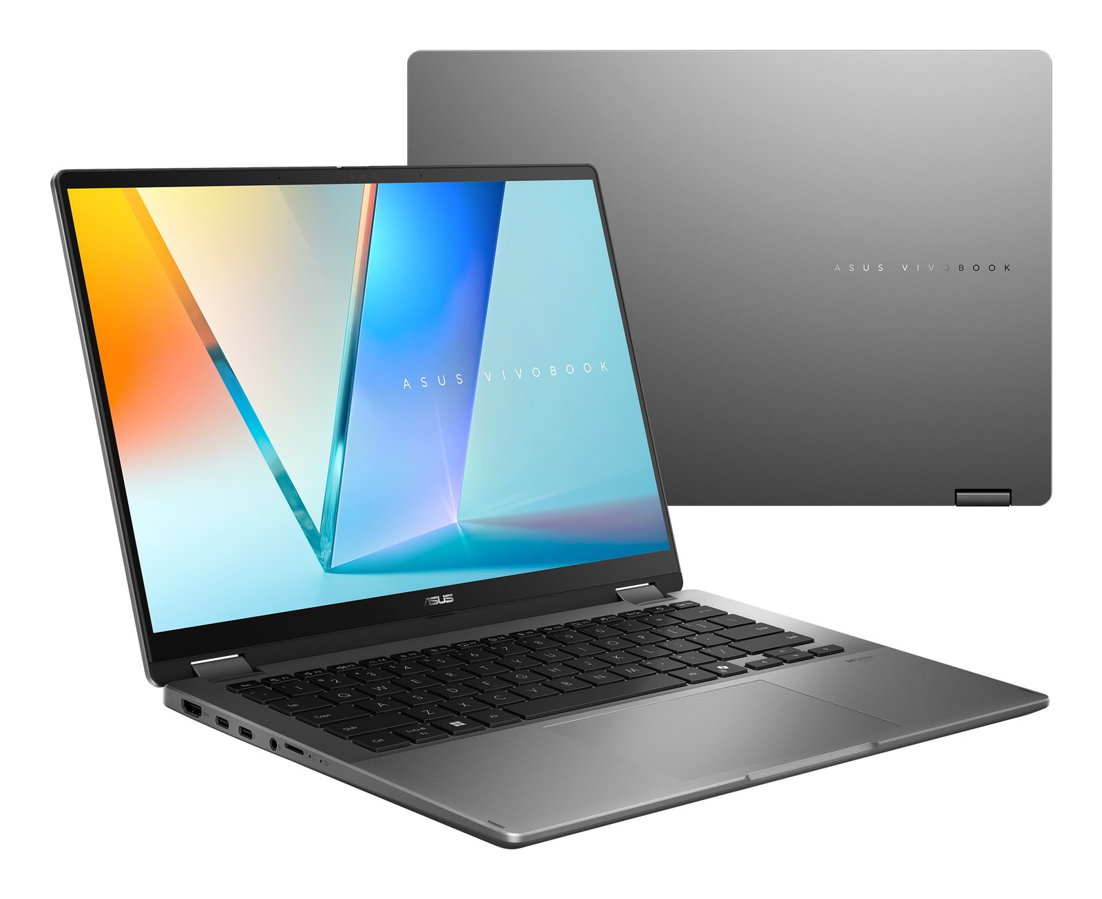 ASUS Vivobook 14 Flip TP3407SA-QL025WS Copilot+ PC Intel Core Ultra 7 256V Hybrid (2-in-1) 35.6 cm (14") Touchscreen WUXGA 16 GB LPDDR5x-SDRAM 512 GB SSD Wi-Fi 7 (802.11be) Windows 11 Home Grey