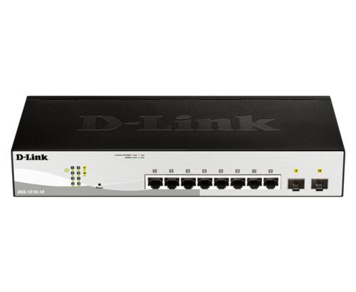 D-Link 10-Port Gigabit Smart Managed Switch with 2 SFP ports