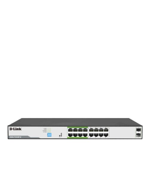 D-Link DGS-F1018P-E network switch Unmanaged L2 Gigabit Ethernet (10/100/1000) Power over Ethernet (PoE) Grey