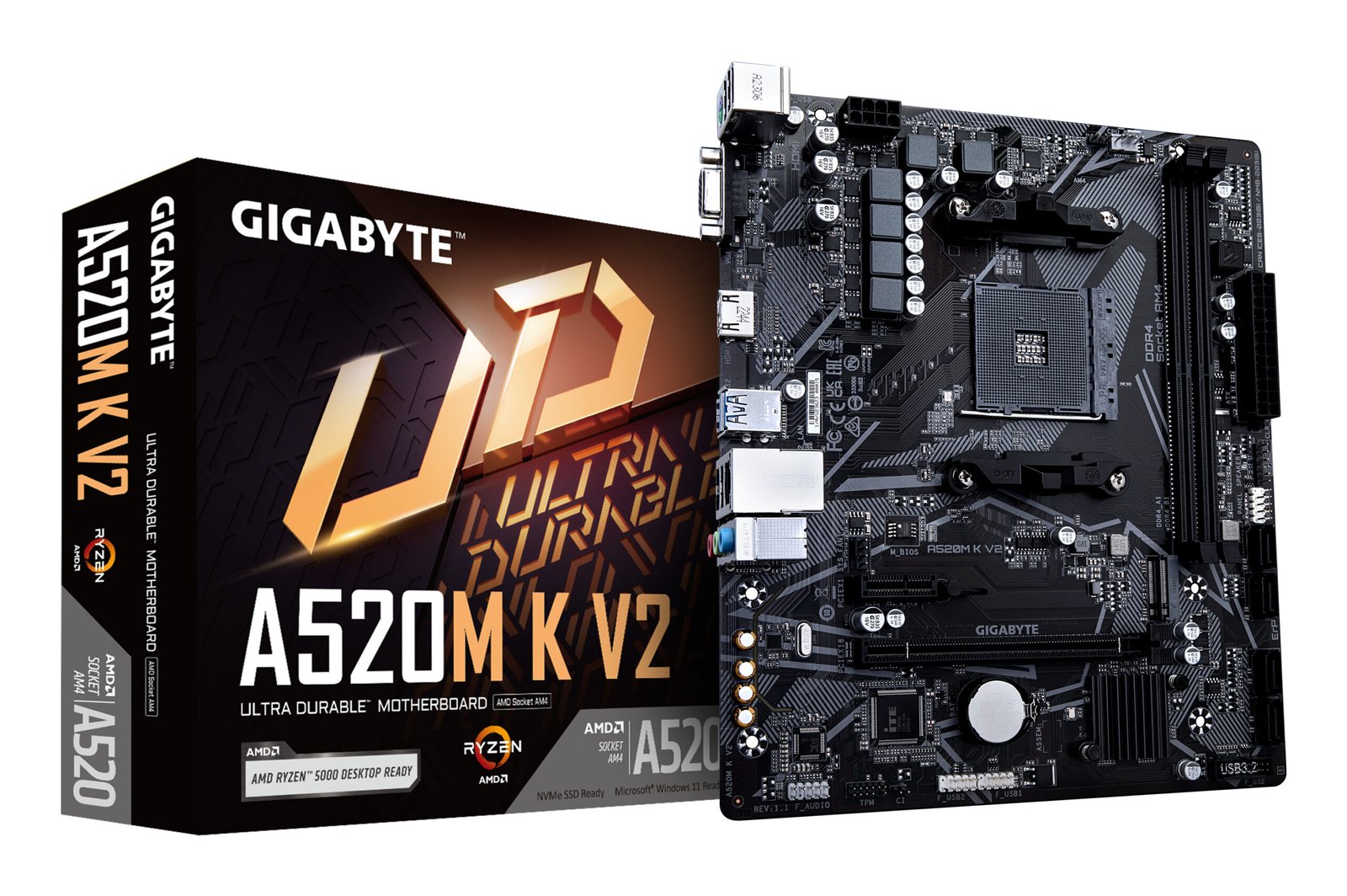 GIGABYTE A520M K V2 Motherboard
