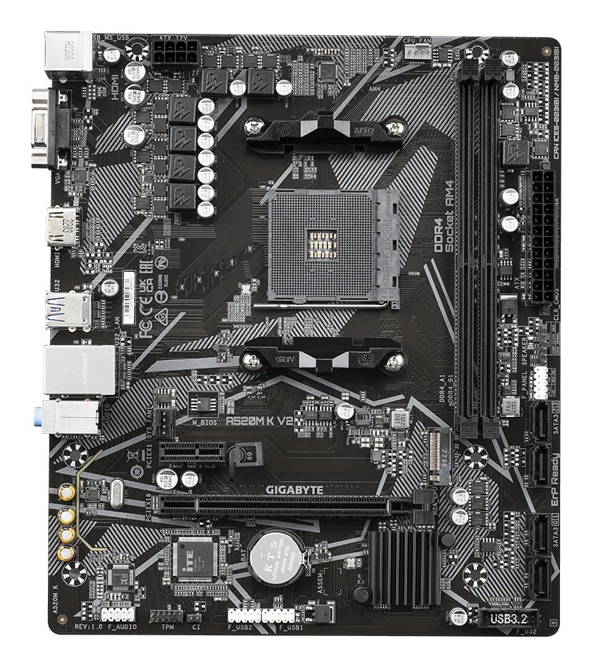 GIGABYTE A520M K V2 Motherboard