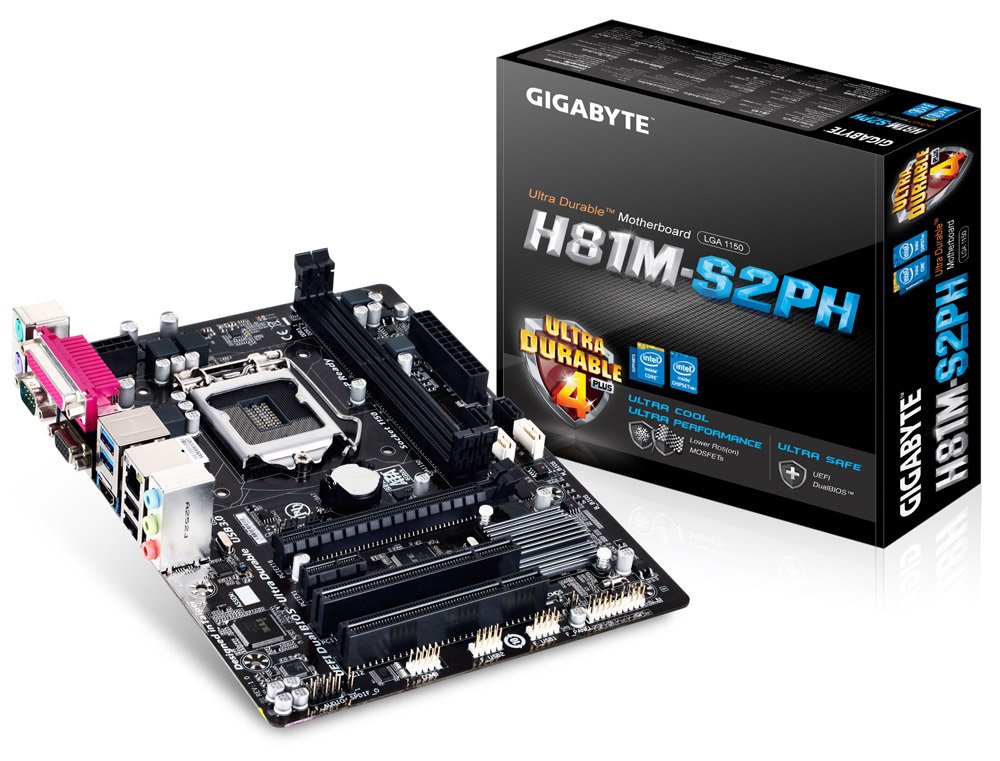 GIGABYTE GA-H81M-S2PH motherboard Intel® H81 LGA 1150 (Socket H3) micro ATX