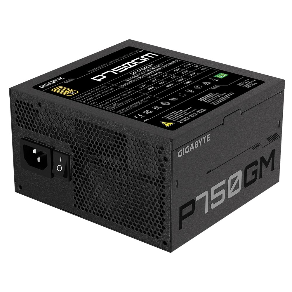 GIGABYTE P750GM power supply unit 750 W 20+4 pin ATX ATX Black