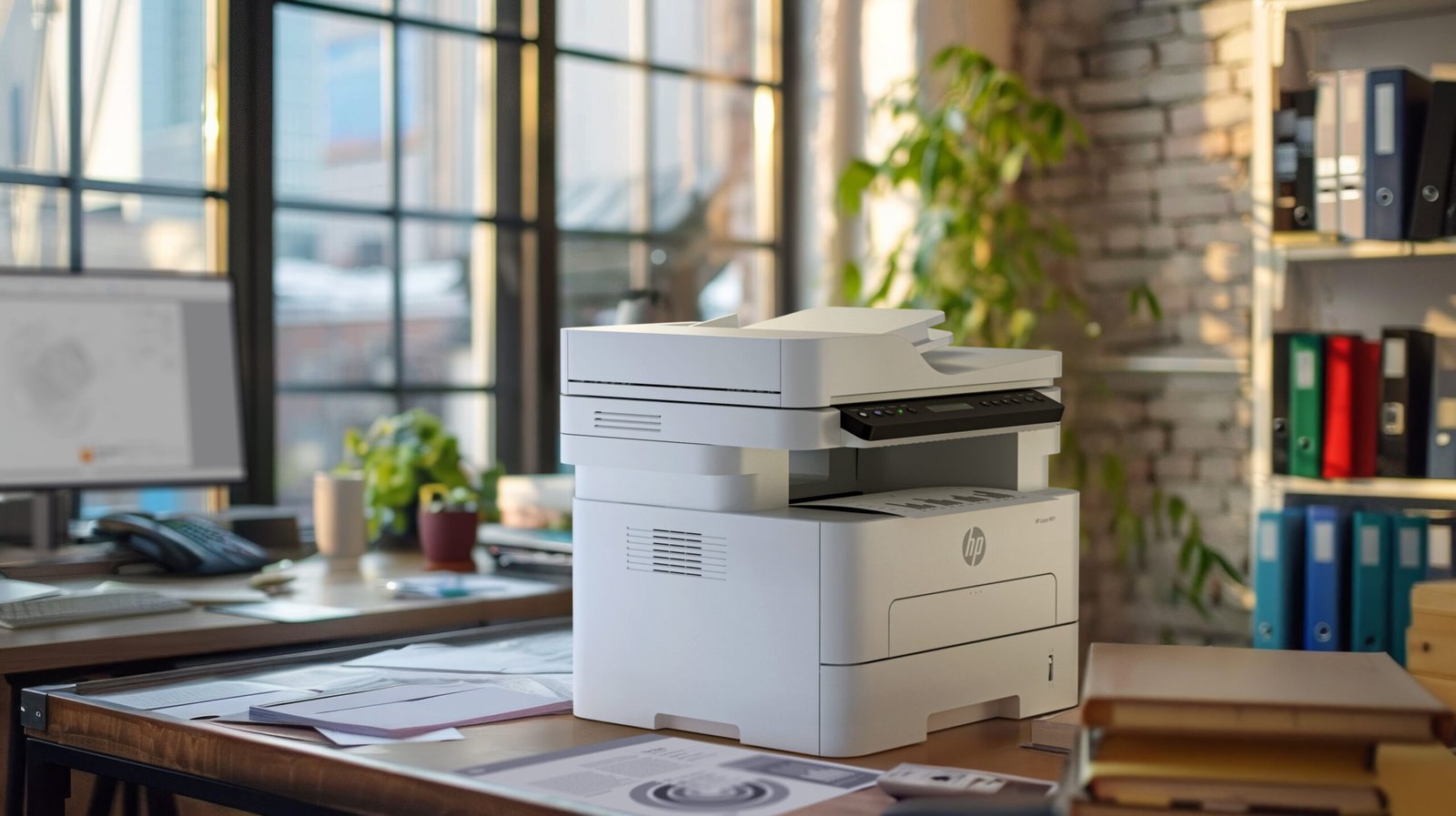 HP Laser LaserJet Printer, Only Ethernet; Duplex; Copier, Scanner