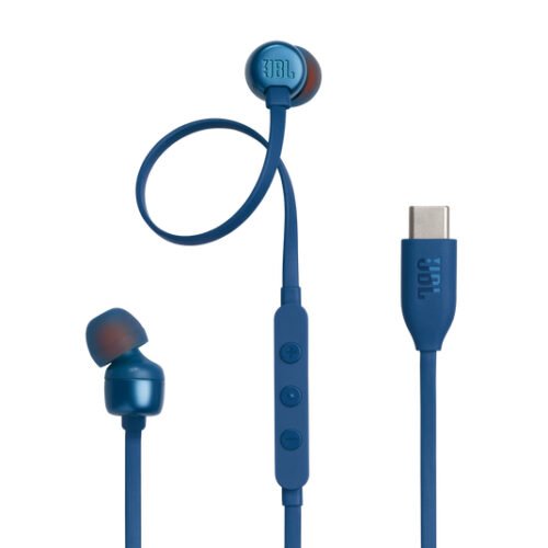 JBL Tune 310C Headset Wired In-ear Calls/Music USB Type-C Blue