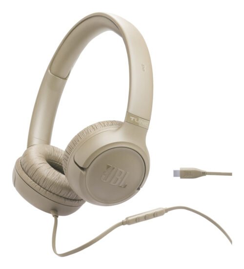 JBL Tune 530C USB C Headset Wired Head-band Music/Everyday USB Type-C Beige
