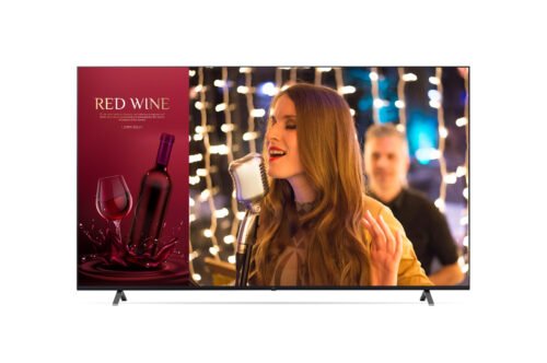 LG 43UR640S Digital signage flat panel 139.7 cm (55") LED Wi-Fi 400 cd/m² 4K Ultra HD Black Built-in processor WebOS 16/7