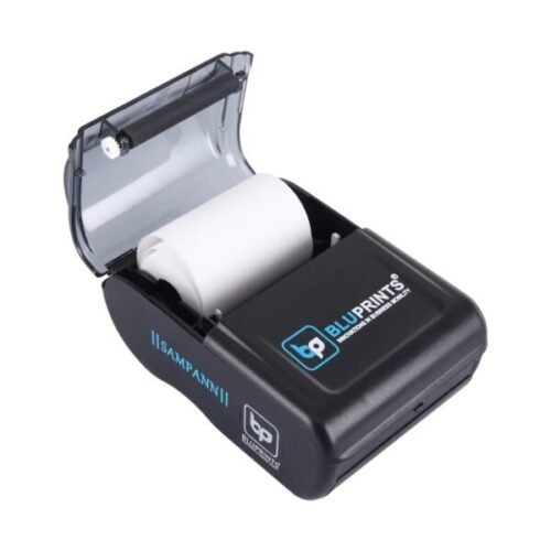 BluPrints Sampann 58MM Thermal Printer – Bluetooth + USB | 1-Year Warranty