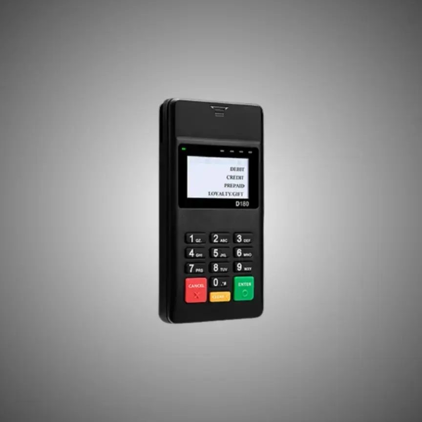 PAX D180 Micro ATM mATM | Wireless Bluetooth mPOS Card Swipe Machine