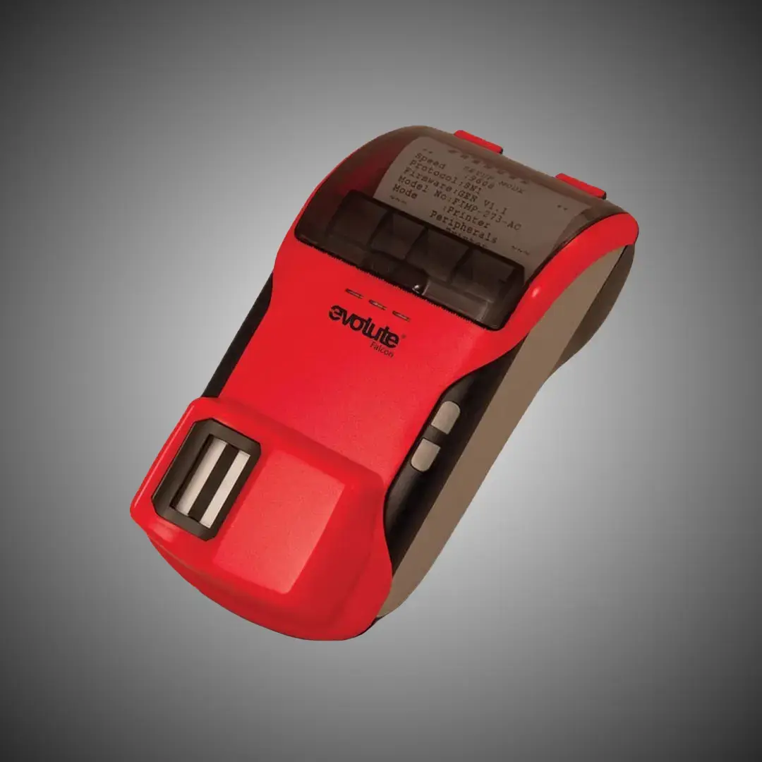 Evolute Falcon Plus RDS L1 Wireless Fingerprint Scanner with Bluetooth Thermal Printer | AEPS Biometric Device - Image 2