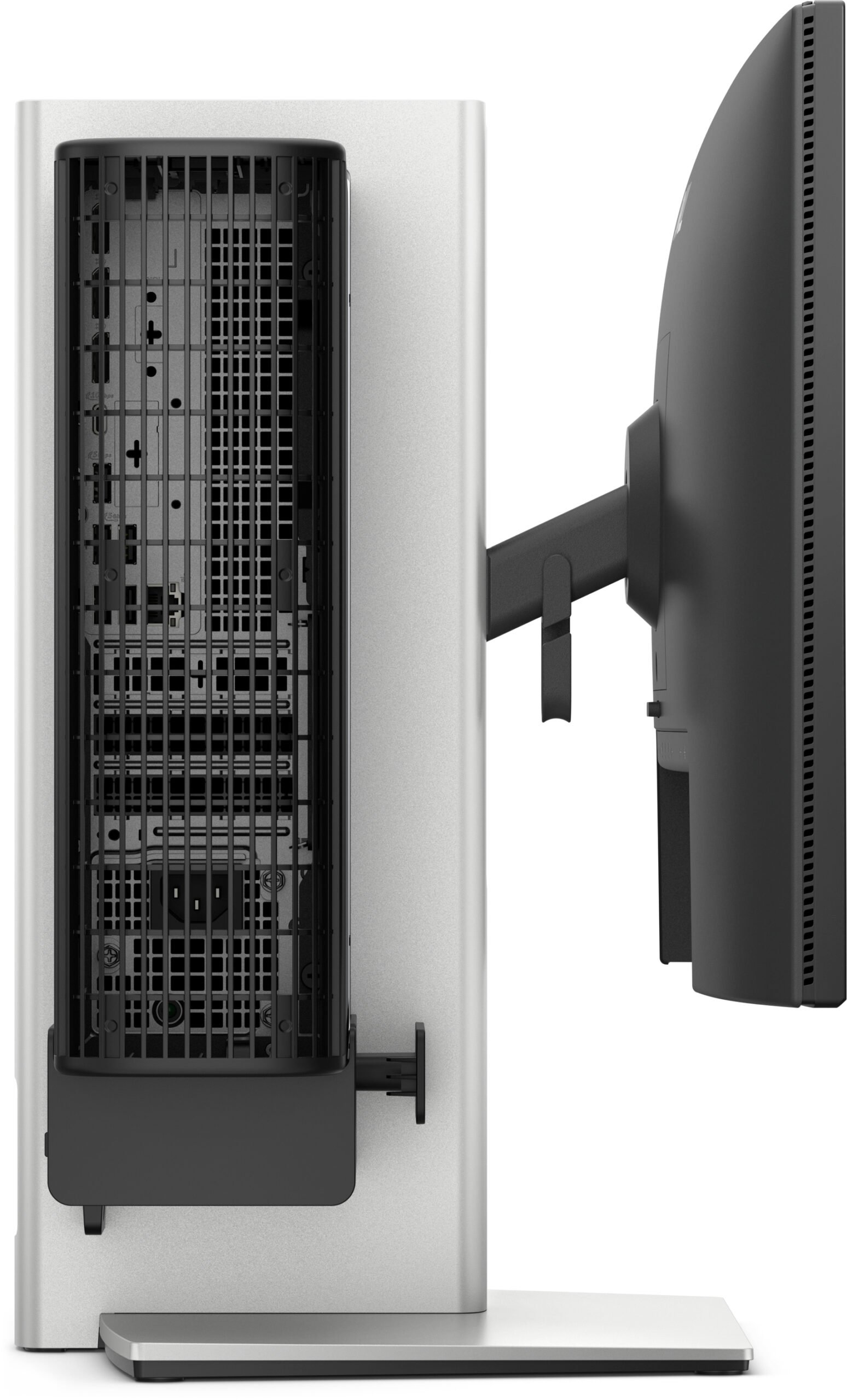 DELL 482-BBFJ monitor mount / stand 68.6 cm (27") Desk Black, Silver