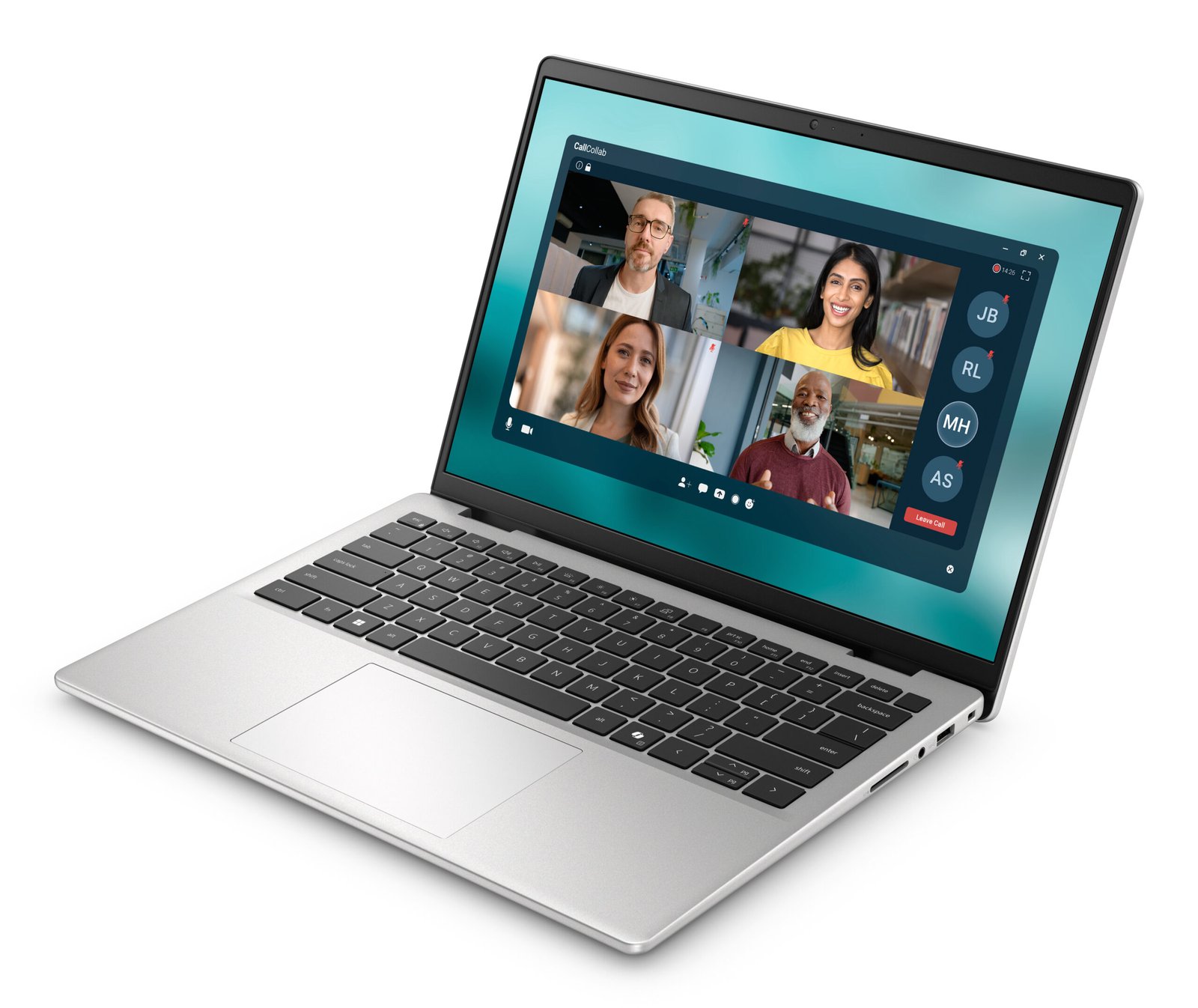 DELL DC14250 Intel Core 3 100U Laptop 35.6 cm (14") Full HD+ 8 GB DDR5-SDRAM 512 GB SSD Wi-Fi 6 (802.11ax) Windows 11 Home Platinum, Silver