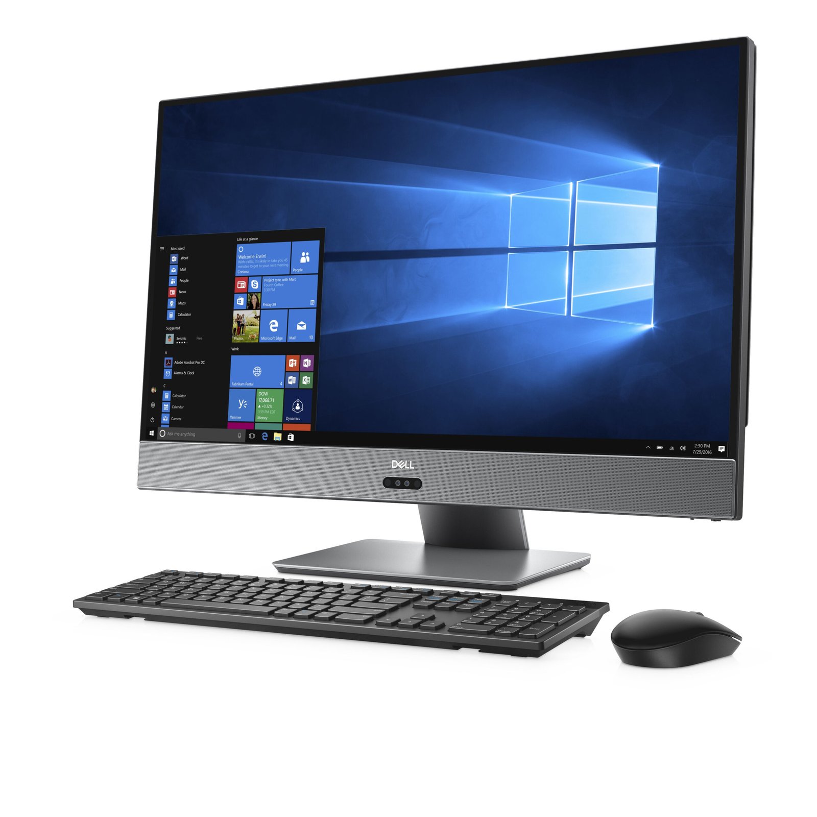 DELL Inspiron 7775 AMD Ryzen™ 7 1700 68.6 cm (27") 3840 x 2160 pixels All-in-One PC 16 GB DDR4-SDRAM 1.25 TB HDD+SSD AMD Radeon RX 580 Windows 10 Home Wi-Fi 5 (802.11ac) Black, Grey