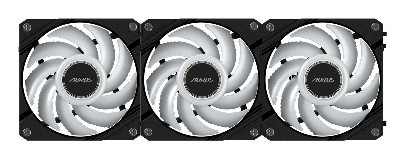 GIGABYTE AORUS EZ CHAIN FAN 120 (3-Pack) Motherboard 12 cm Black 3 pc(s)