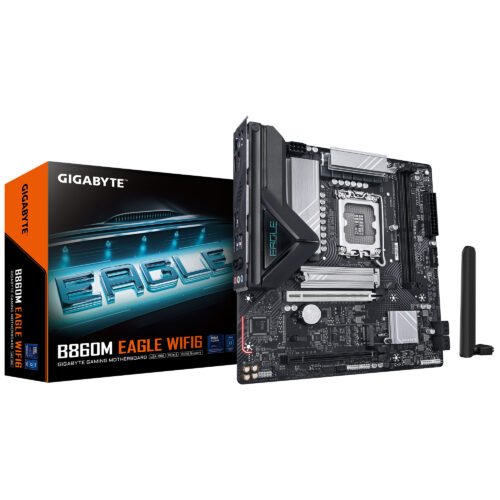 GIGABYTE B860M EAGLE WIFI6 motherboard Intel B860 LGA 1851 (Socket V1) micro ATX