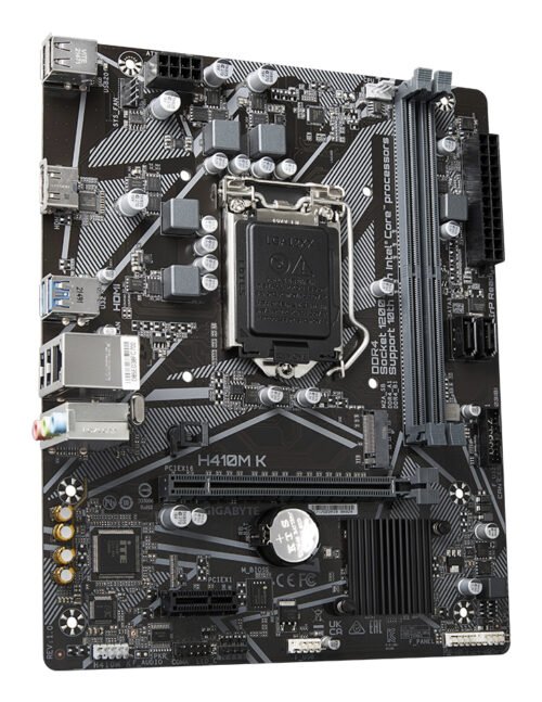 GIGABYTE H410M K motherboard Intel H470 Express LGA 1200 (Socket H5) micro ATX