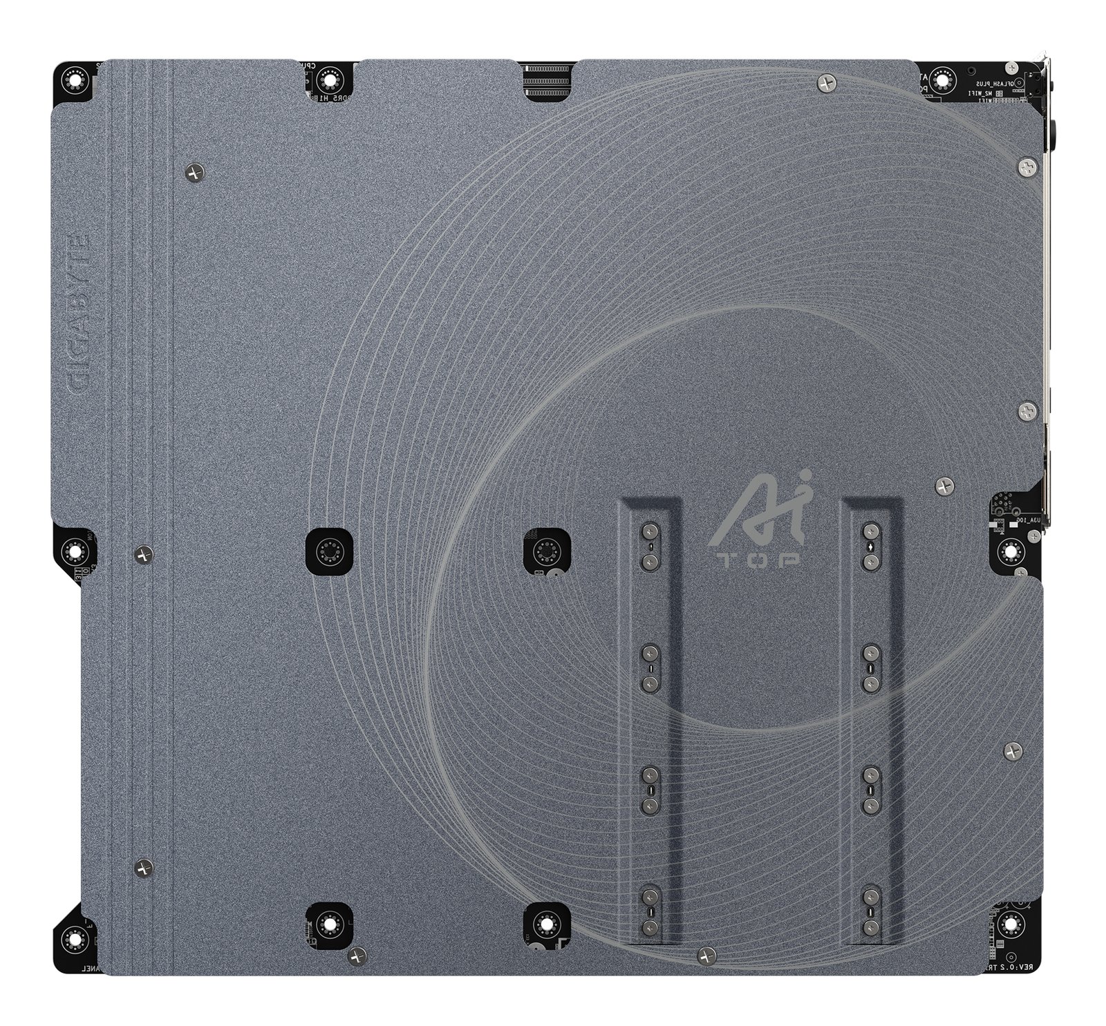 GIGABYTE TRX50 AI TOP Motherboard - Supports AMD Ryzen PRO 7000 CPUs, 16+8+4 Phases Digital VRM, up to 5200MHz DDR5 (OC), 4xPCIe 5.0 + 4xPCIe 4.0 M.2, Wi-Fi 7, 10GbE LAN, USB 3.2 Gen 2x2
