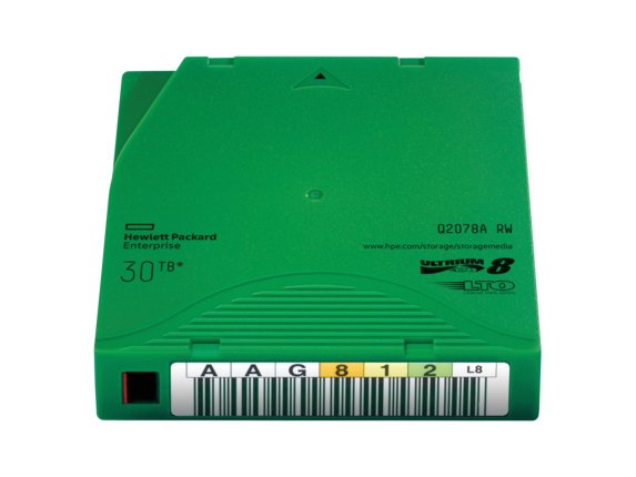 HP LTO-8 Ultrium 30TB RW Data Cartridge Blank data tape 12 TB 1.26 cm