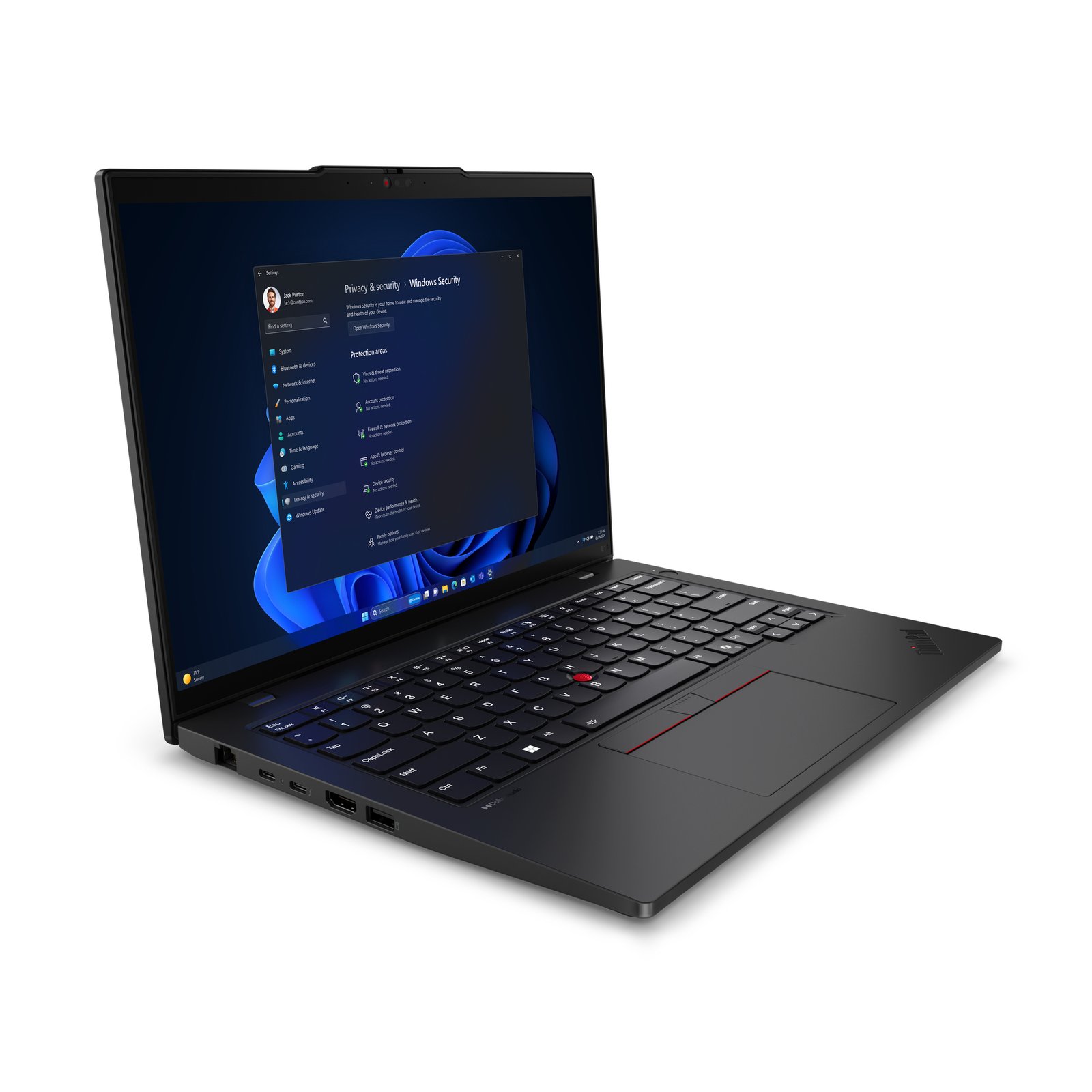 Lenovo ThinkPad L14 Gen 5 (Intel) Intel Core Ultra 7 155U Laptop 35.6 cm (14") WUXGA 16 GB DDR5-SDRAM 512 GB SSD Wi-Fi 6E (802.11ax) Windows 11 Pro Black