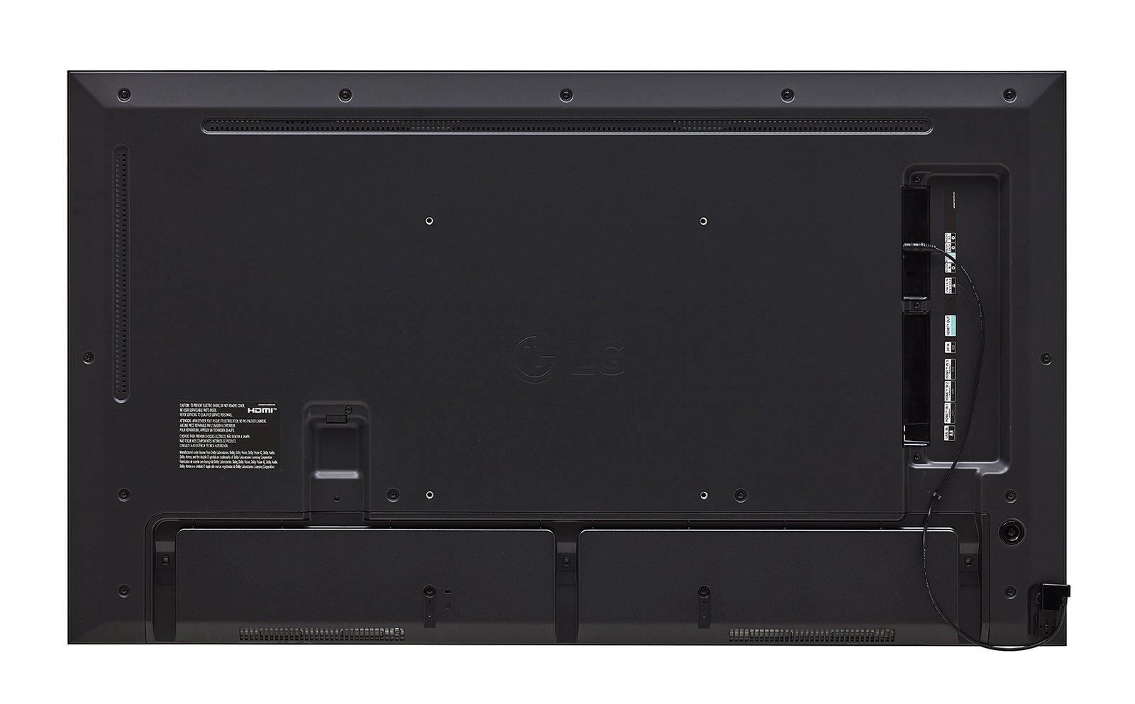 LG 43UH5N-E Digital signage flat panel 109.2 cm (43") LCD Wi-Fi 500 cd/m² 4K Ultra HD Black WebOS 24/7