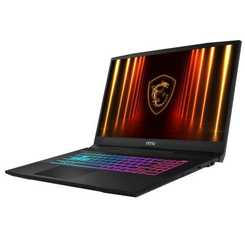 MSI Katana 17 HX B14WGK-085IN Intel® Core™ i9 i9-14900HX Laptop 43.9 cm (17.3") Quad HD 16 GB DDR5-SDRAM 1 TB SSD NVIDIA® GeForce RTX™ 5070 Laptop GPU Wi-Fi 6E (802.11ax) Windows 11 Home Black