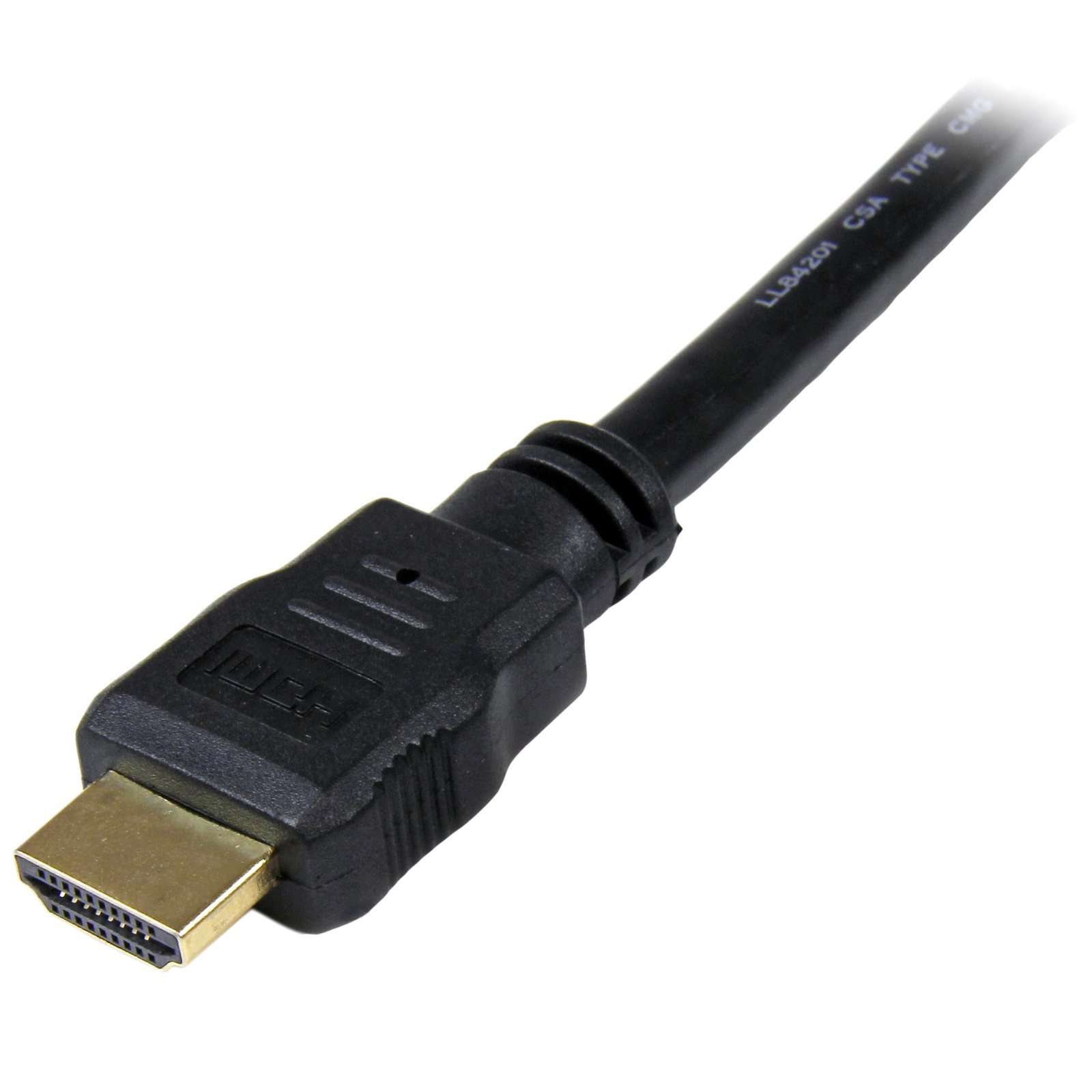 StarTech.com 10ft (3m) HDMI Cable - 4K High Speed HDMI Cable with Ethernet - UHD 4K 30Hz Video - HDMI 1.4 Cable - Ultra HD HDMI Monitors, Projectors, TVs & Displays - Black HDMI Cord - M/M