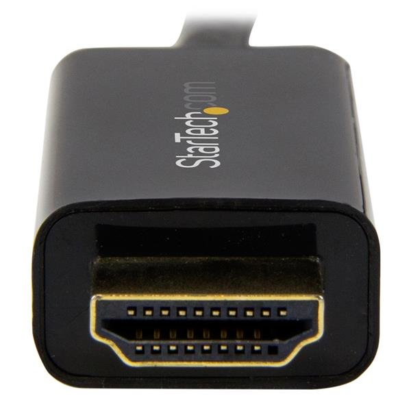 StarTech.com 16.4ft (5m) DisplayPort to HDMI Cable - 4K 30Hz - DisplayPort to HDMI Adapter Cable - DP 1.2 to HDMI Monitor Cable Converter - Latching DP Connector - Passive DP to HDMI Cord