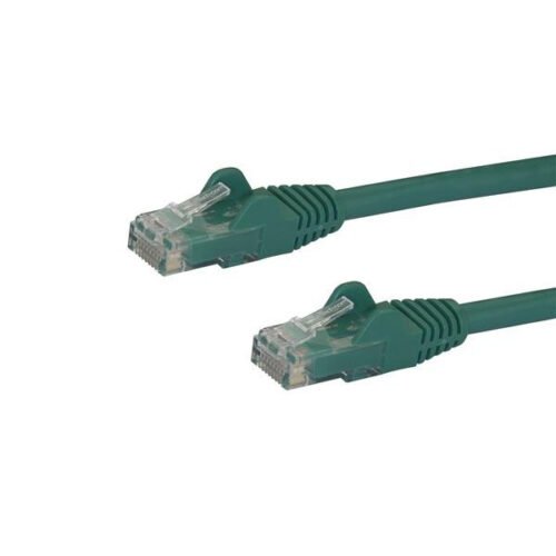 StarTech.com 2m CAT6 Ethernet Cable - Green CAT 6 Gigabit Ethernet Wire -250MHz 100W PoE RJ45 UTP Network/Patch Cord Snagless w/Strain Relief Individually Tested