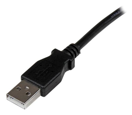 StarTech.com 2m USB 2.0 A to Right Angle B Cable - M/M
