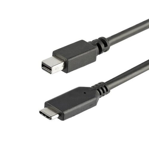 StarTech.com 3.3 ft (1m) USB-C to Mini DisplayPort Cable - 4K 60Hz - Black