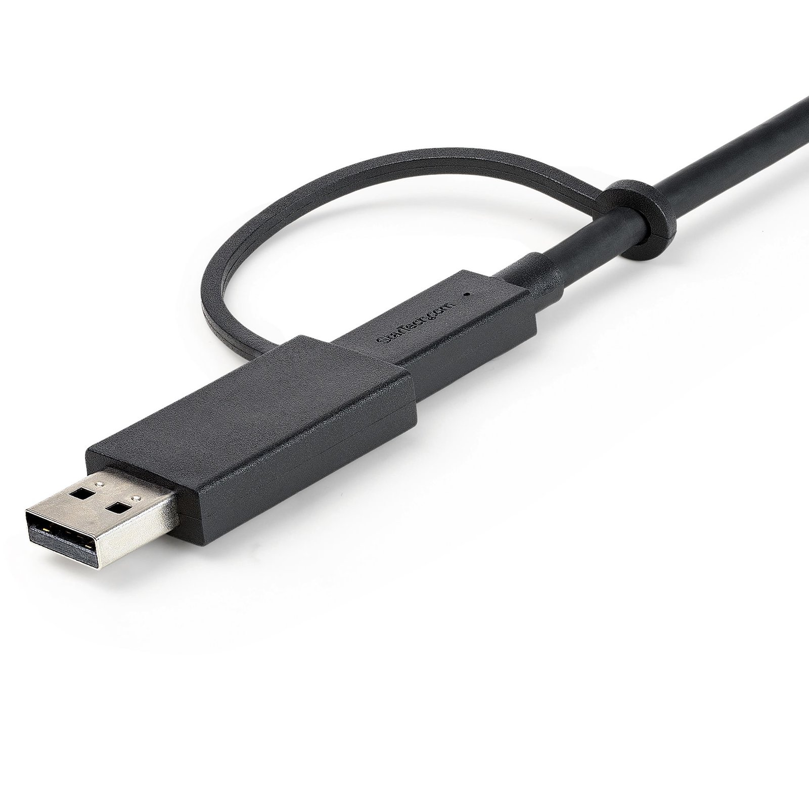 StarTech.com 3.3ft (1m) USB-C Cable with USB-A Adapter Dongle, USB 10Gbps/5Gbps, 100W (5A) PD, 8K 60Hz / 4K 144Hz DP Alt Mode - Thunderbolt Compatible