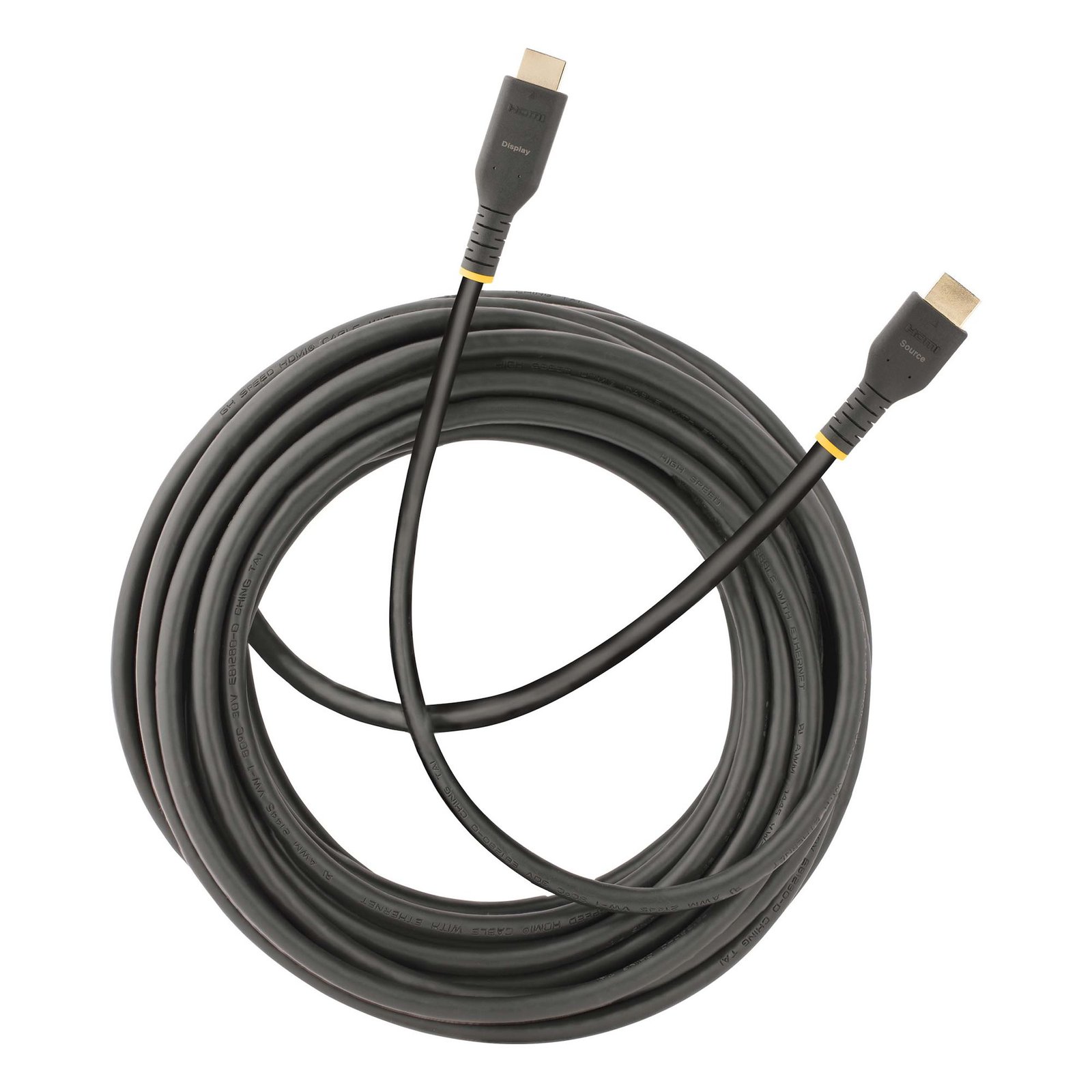 StarTech.com 30ft (10m) Active HDMI Cable w/ Ethernet - HDMI 2.0 4K 60Hz UHD - Rugged HDMI Cord w/ Aramid Fiber - Durable High Speed HDMI Cable - Heavy-Duty HDMI 2.0 Cable