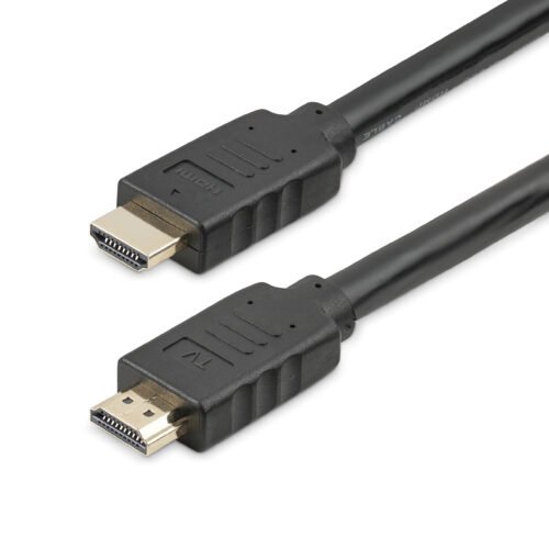 StarTech.com 30ft (9.1m) HDMI 2.0 Cable - 4K 60Hz Active HDMI Cable - CL2 Rated for In Wall Installation - Long Durable High Speed UHD HDMI Cable - ARC, HDR, 18Gbps - Male to Male Cord - Black