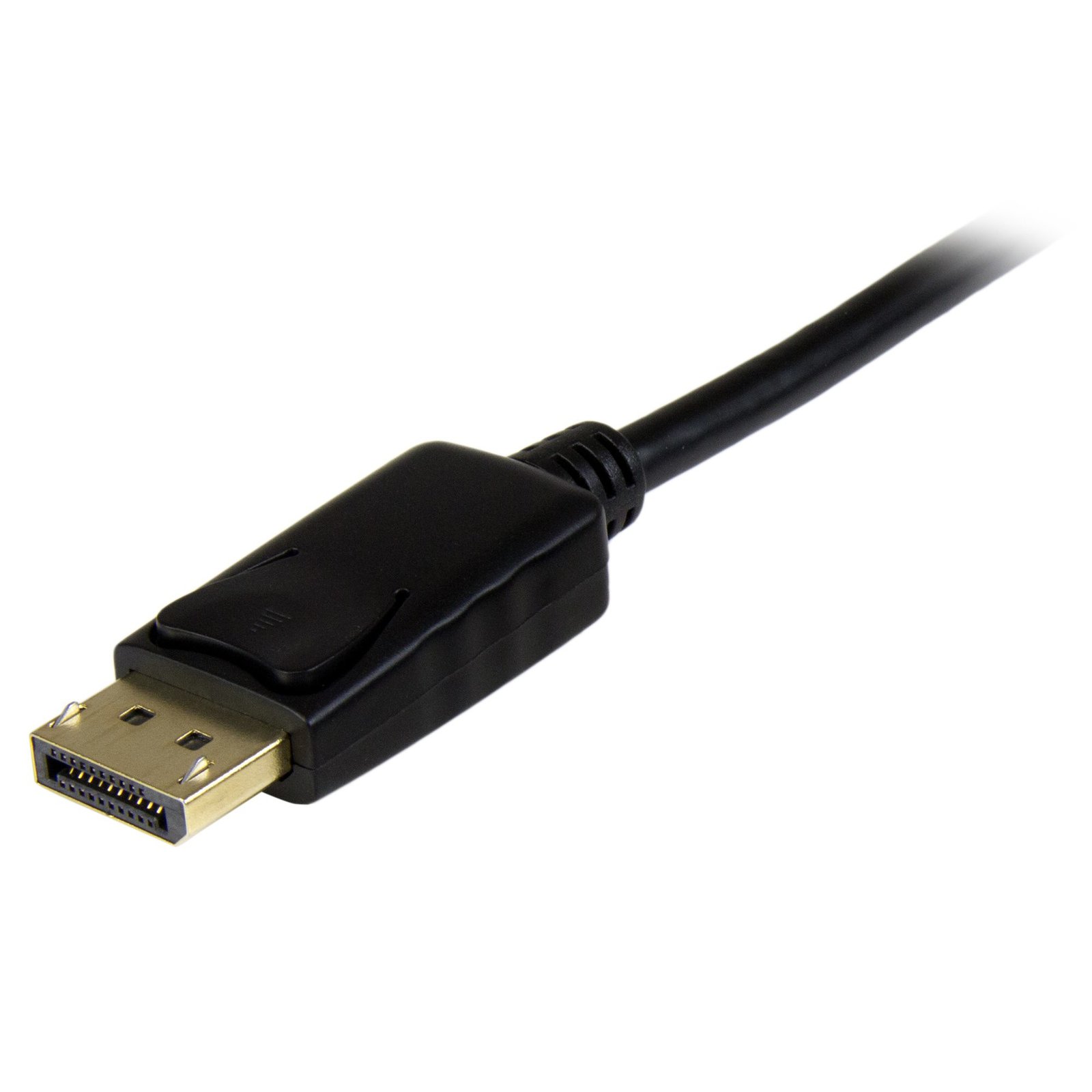 StarTech.com 6.6ft (2m) DisplayPort to HDMI Cable - 4K 30Hz - DisplayPort to HDMI Adapter Cable - DP 1.2 to HDMI Monitor Cable Converter - Latching DP Connector - Passive DP to HDMI Cord
