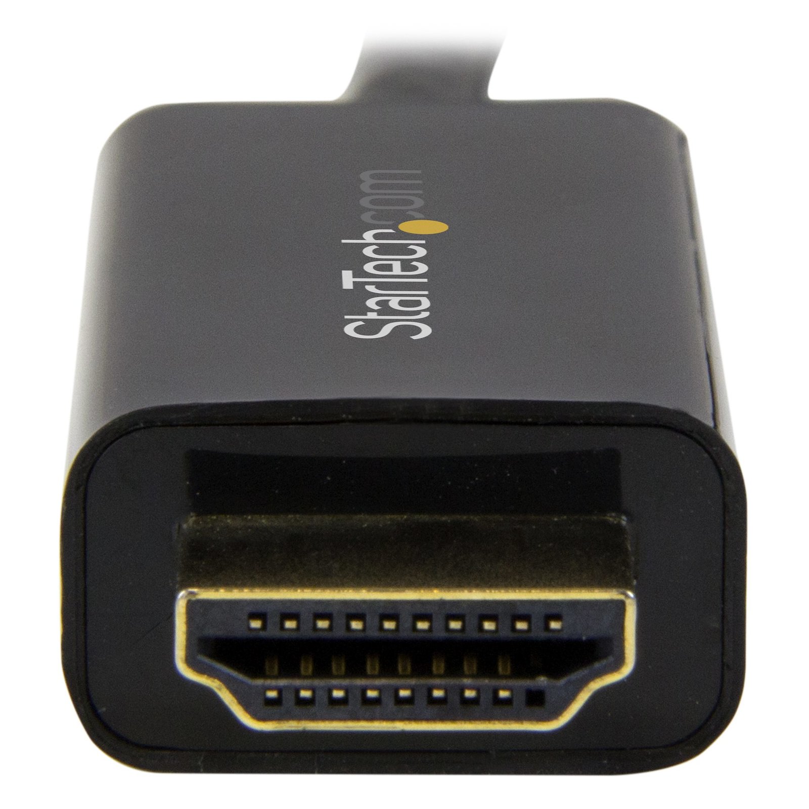 StarTech.com 6.6ft (2m) DisplayPort to HDMI Cable - 4K 30Hz - DisplayPort to HDMI Adapter Cable - DP 1.2 to HDMI Monitor Cable Converter - Latching DP Connector - Passive DP to HDMI Cord