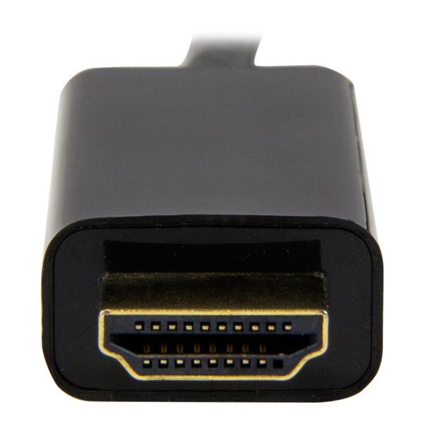 StarTech.com 6.6ft (2m) Mini DisplayPort to HDMI Cable - 4K 30Hz Video - mDP to HDMI Adapter Cable - Mini DP or Thunderbolt 1/2 Mac/PC to HDMI Monitor/Display - mDP to HDMI Converter Cord