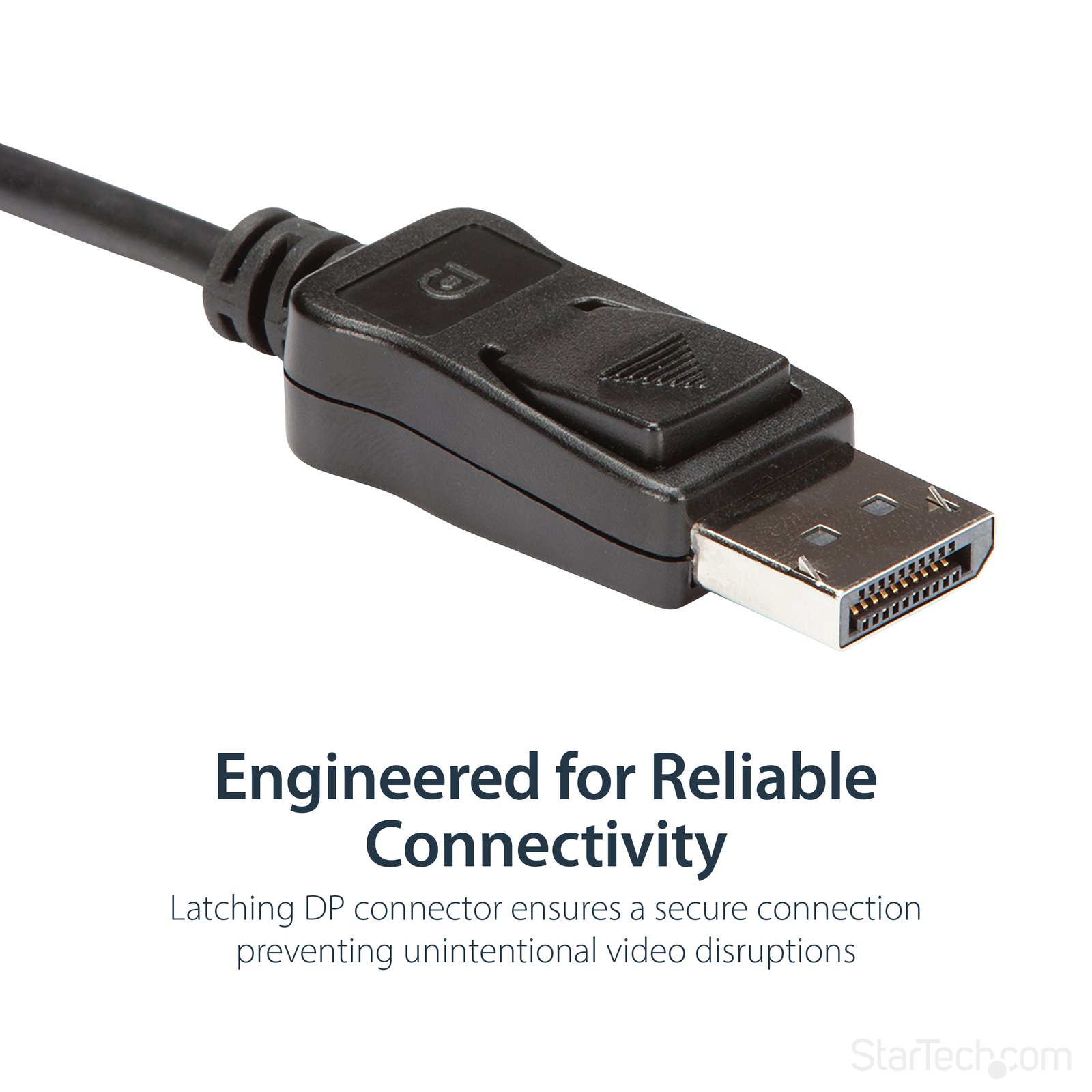 StarTech.com DisplayPort to DVI Dual Link Active Adapter - DisplayPort to DVI-D Adapter Video Converter 2560x1600 60Hz - DP 1.2 to DVI Monitor - USB Powered - Latching DP Connector