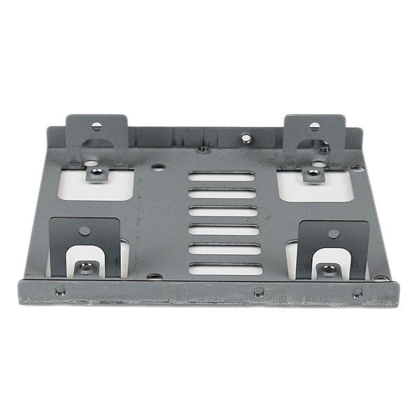 StarTech.com Dual 2.5" to 3.5" HDD Bracket for SATA Hard Drives - 2 Drive 2.5" to 3.5" Bracket for Mounting Bay - TAA