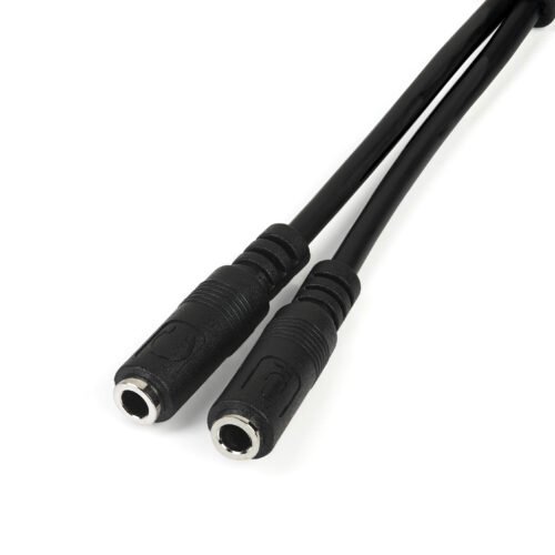StarTech.com Headset adapter for headsets with separate headphone / microphone plugs - 3.5mm 4 position to 3 position and 2 position 3.5mm M/F