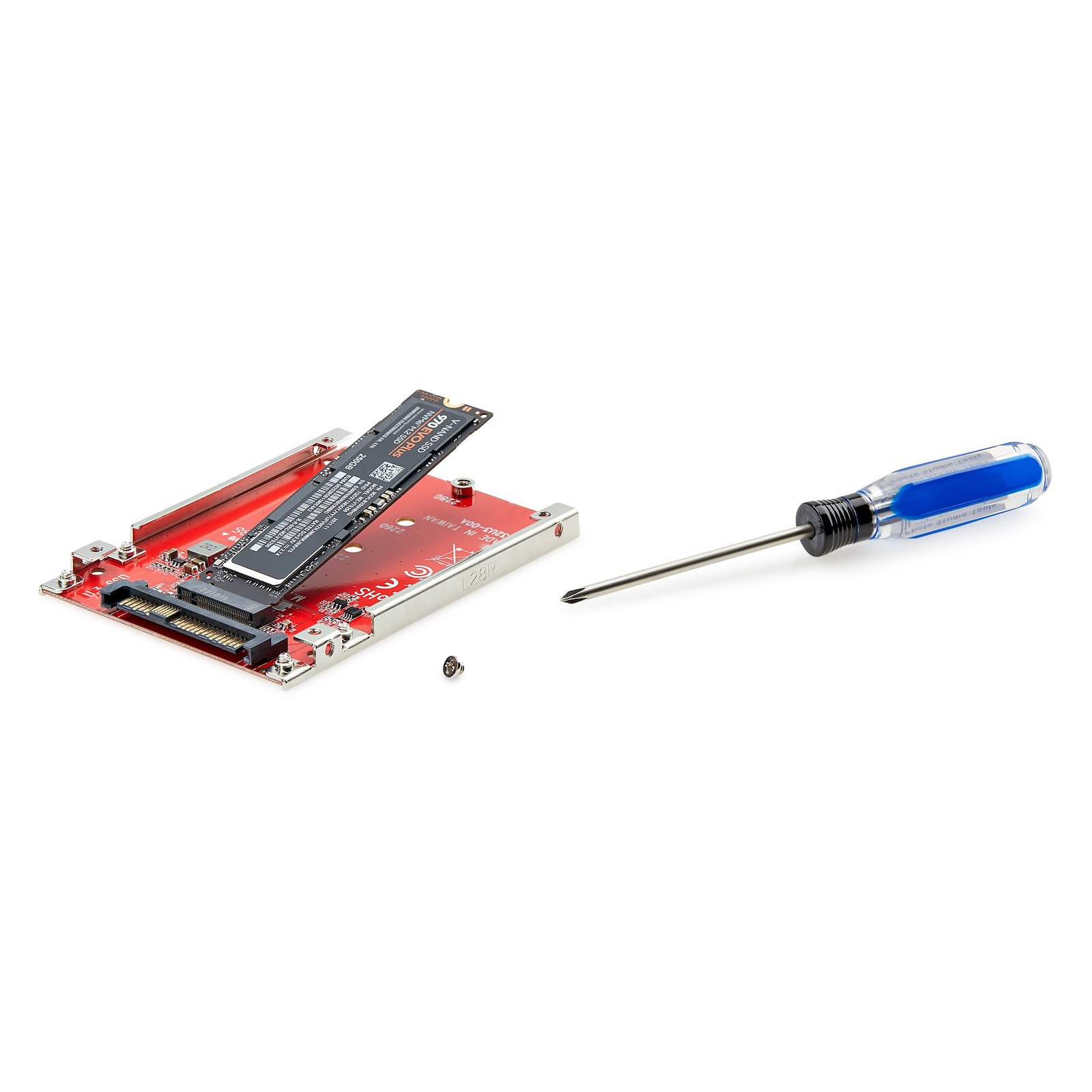 StarTech.com M.2 to U.3 Adapter for M.2 NVMe SSDs, PCIe M.2 Drive to 2.5inch U.3 (SFF-TA-1001) Host Adapter/Converter, TAA Compliant - 2.5" Drive Form Factor