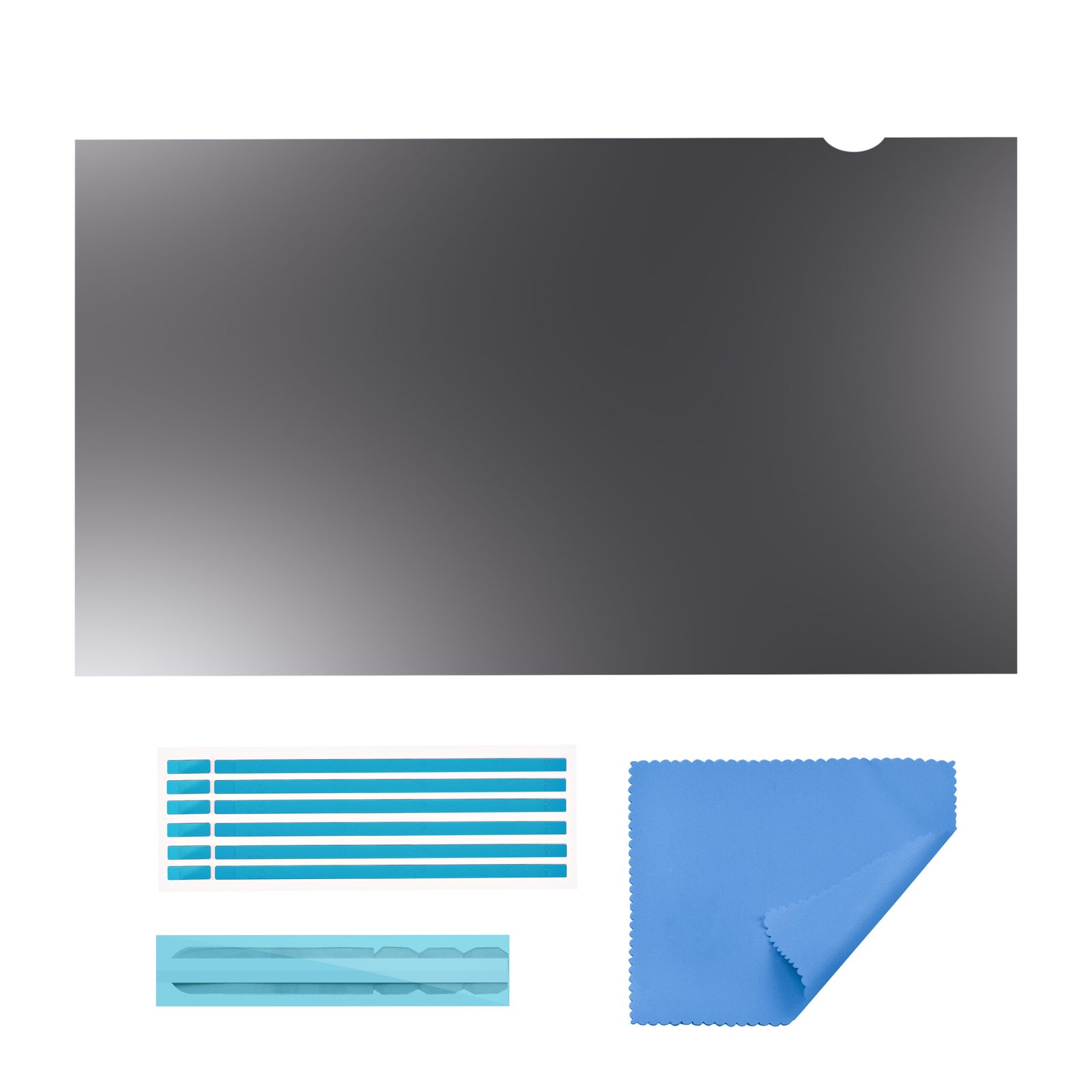 StarTech.com Monitor Privacy Screen for 22" Display - Computer Screen Security Filter - Blue Light Reducing Screen Protector Film - 16:10 Widescreen - Matte/Glossy - +/-30 Degree - TAA