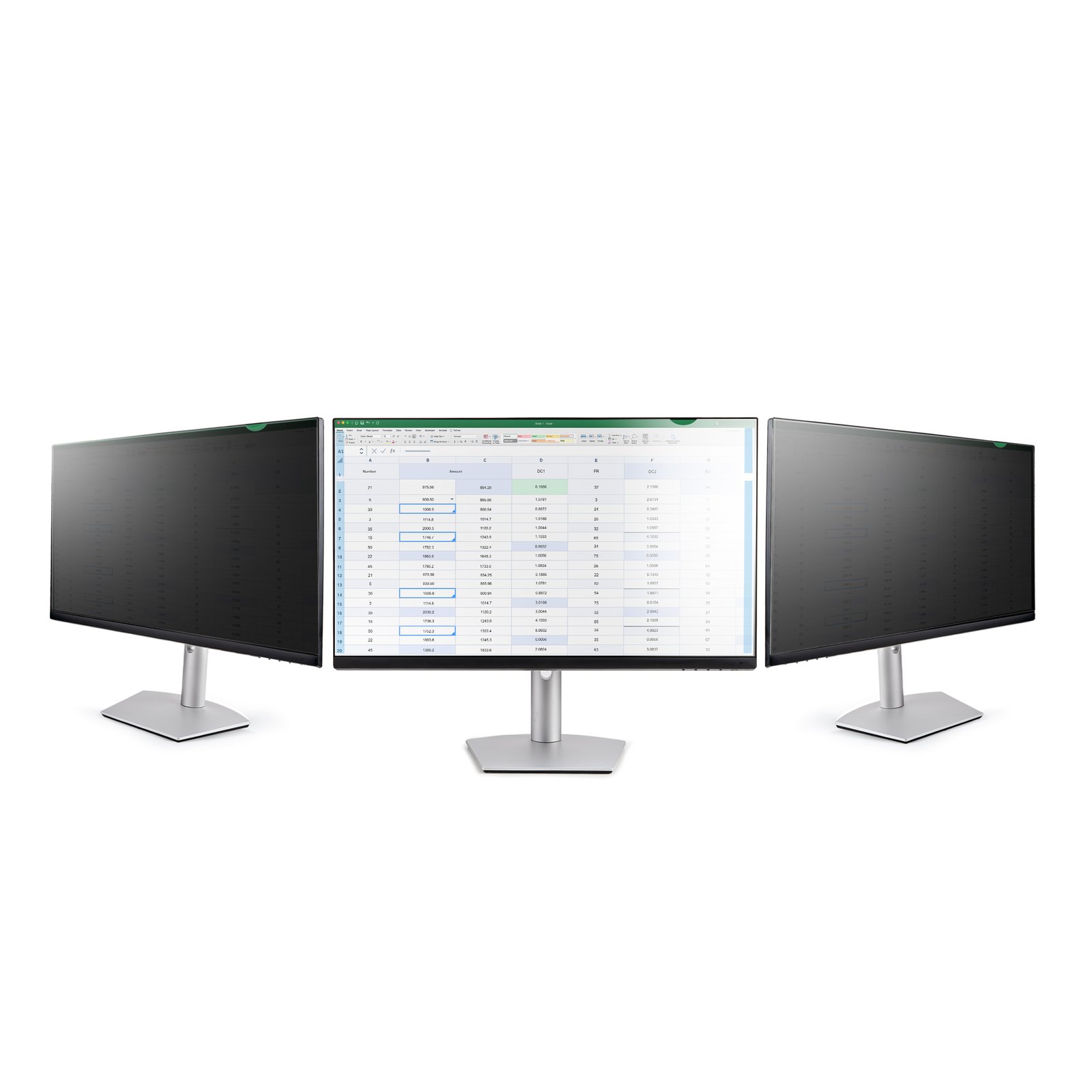StarTech.com Monitor Privacy Screen for 22" Display - Computer Screen Security Filter - Blue Light Reducing Screen Protector Film - 16:10 Widescreen - Matte/Glossy - +/-30 Degree - TAA