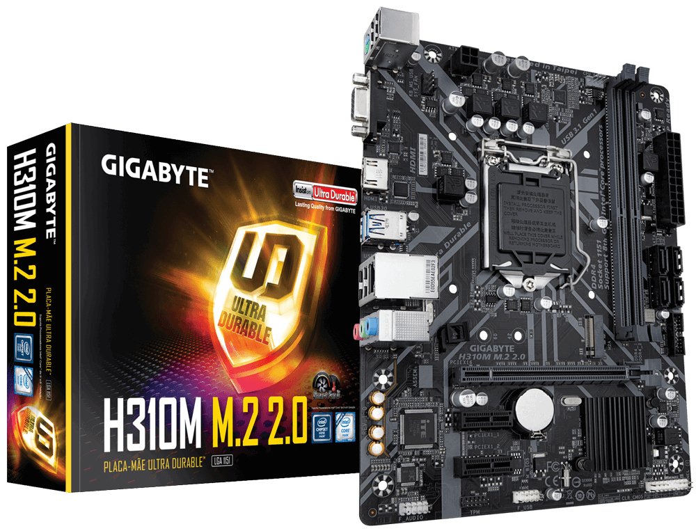GIGABYTE H310M M.2 2.0 motherboard Intel H310 Express LGA 1151 (Socket H4)